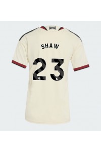 Manchester United Luke Shaw #23 Jalkapallovaatteet Naisten Kolmaspaita 2026-27 Lyhythihainen